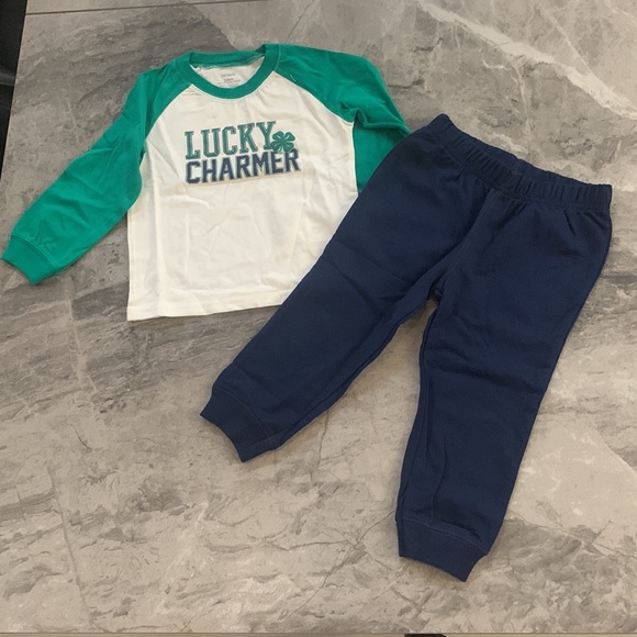 Carter's - 2 Piece Set - Tee & Jogger Pants - Lucky Charmer - 24 months - NWT - Picture 16 of 16